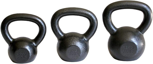 Premier Kettlebell Set w/ DVD- 6, 8, 12kg