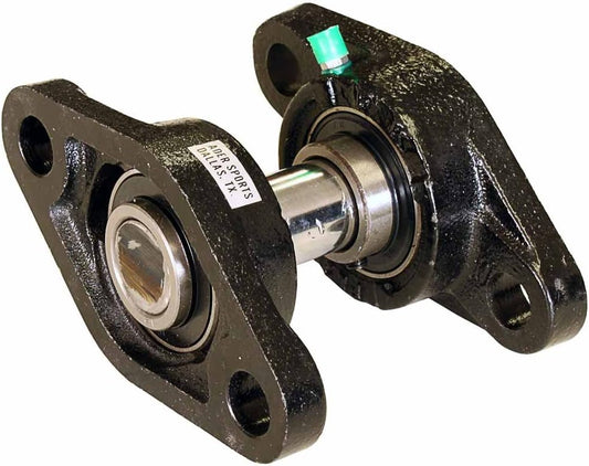 1" ID 2-Bolt Flange Pillow Block Bearing - Iron Housing