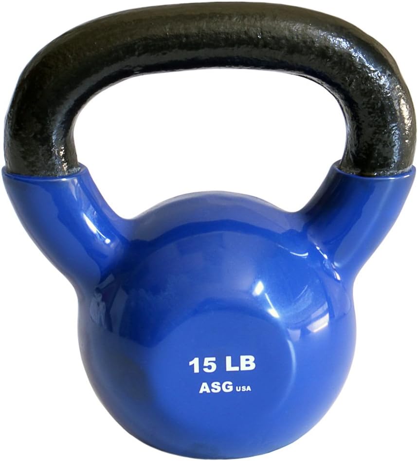 15lb & 20lb Vinyl Kettlebell Set