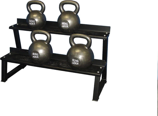 Ader Monster Kettlebell Set w/DVD & 40" Rack- (56, 68, 80, 92kg)