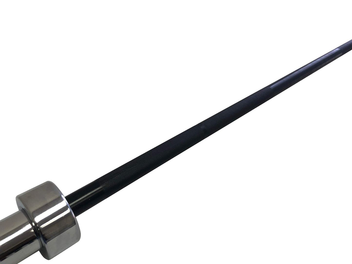 Ader Olympic 7' Black Bar with Chrome Sleeves (OB-86UC)