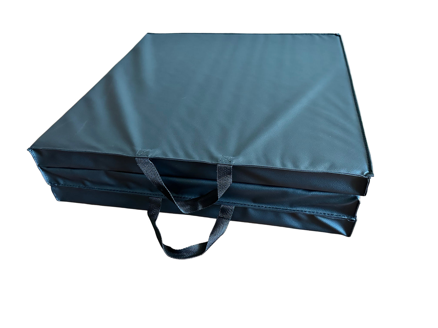 Folding Exercise Mat - 24" x 72" x 2" Thick - Triple Folding for easy stowage!