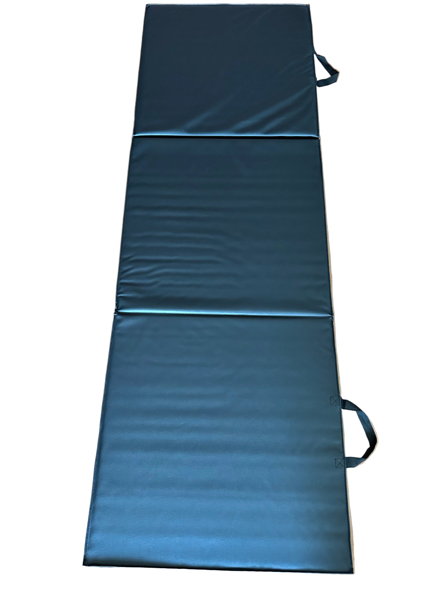 Folding Exercise Mat - 24" x 72" x 2" Thick - Triple Folding for easy stowage!