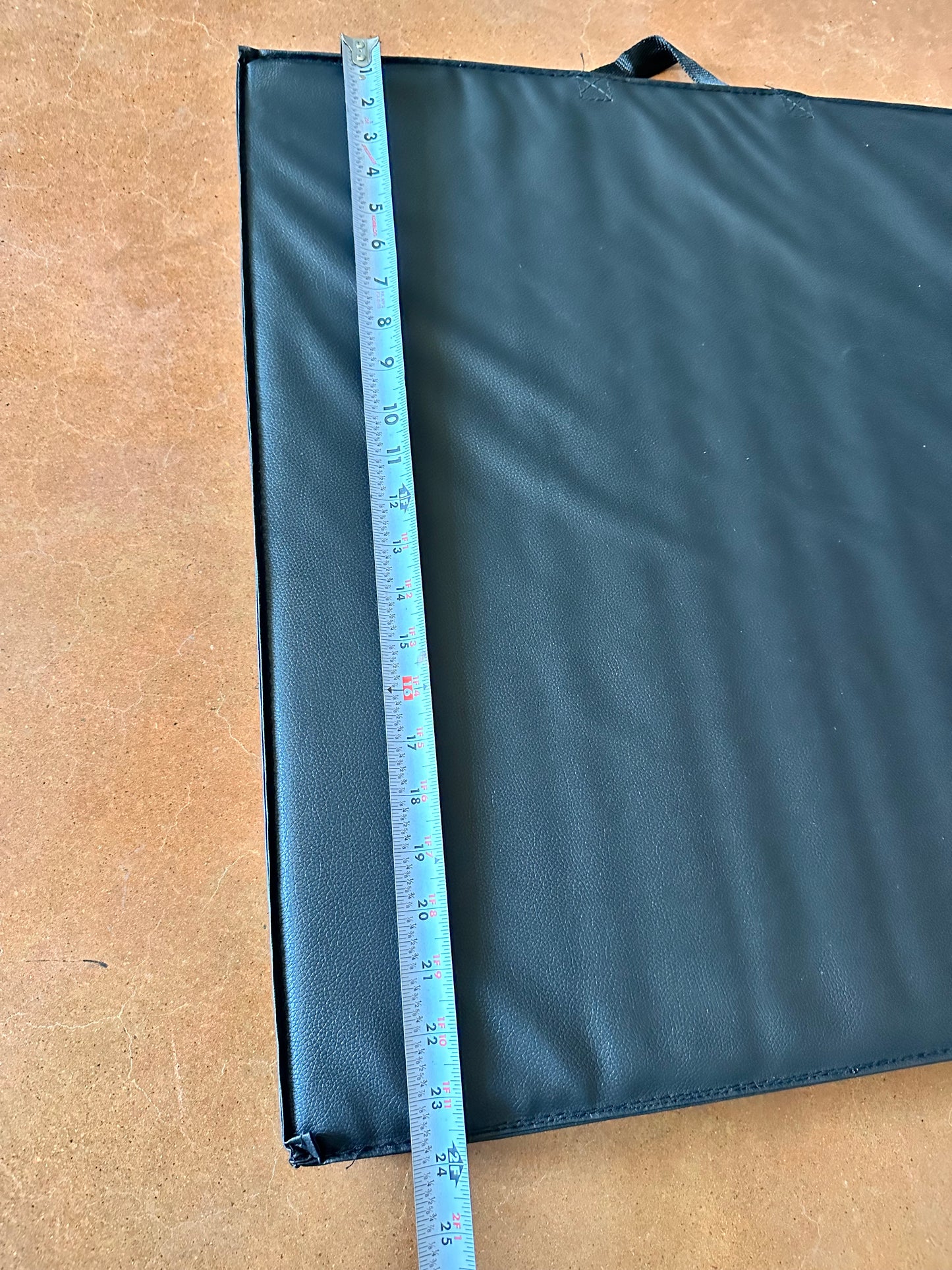 Folding Exercise Mat - 24" x 72" x 2" Thick - Triple Folding for easy stowage!