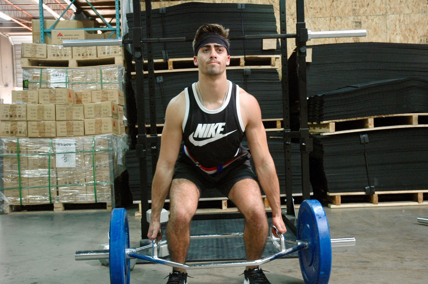 Olympic Trap Bar with Raised and straight Handles - "Mega Trap Bar Jr
