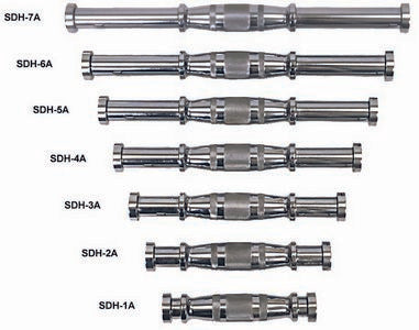 Ader Pro Style Dumbbell Contour Handles design for 5 to 180 lbs (Range: SDH 1A - 10A)