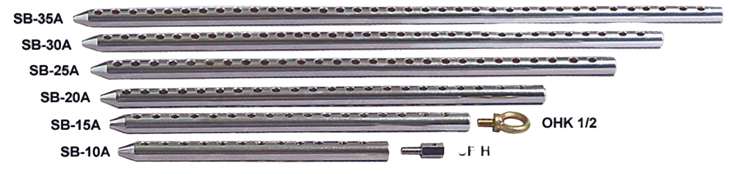 Ader Weight Lift System 1" Selector Shaft Bar – Multiple Lengths