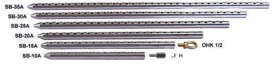 Ader 7/8" Selector Shaft Bar  – Multiple Lengths Available