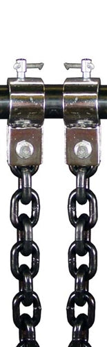 WEIGHT LIFTING CHAIN SET W/ COLLARS- 30, 45, 60LB PAIR