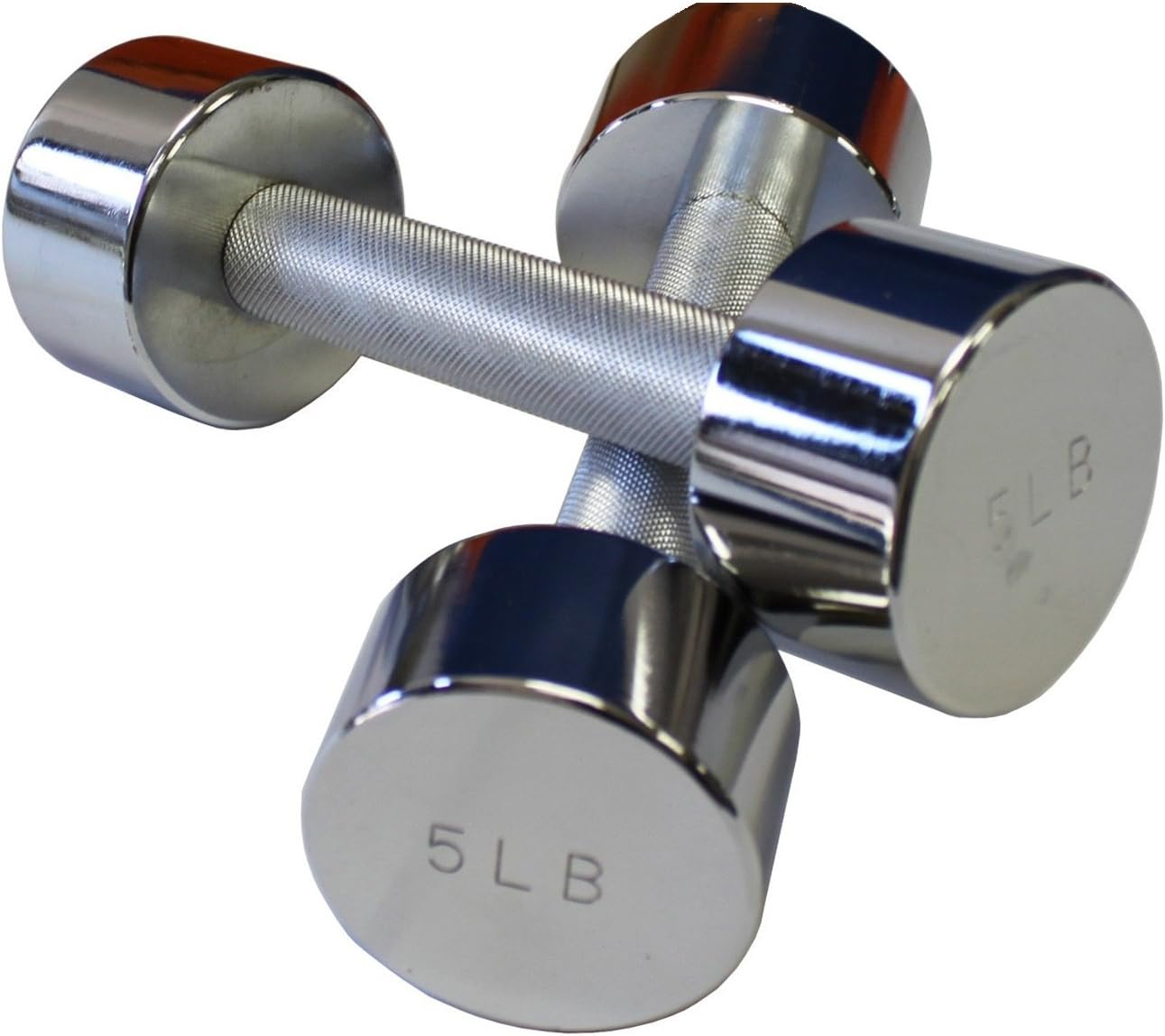 Ader Chrome Dumbbell – 5 lb Pair