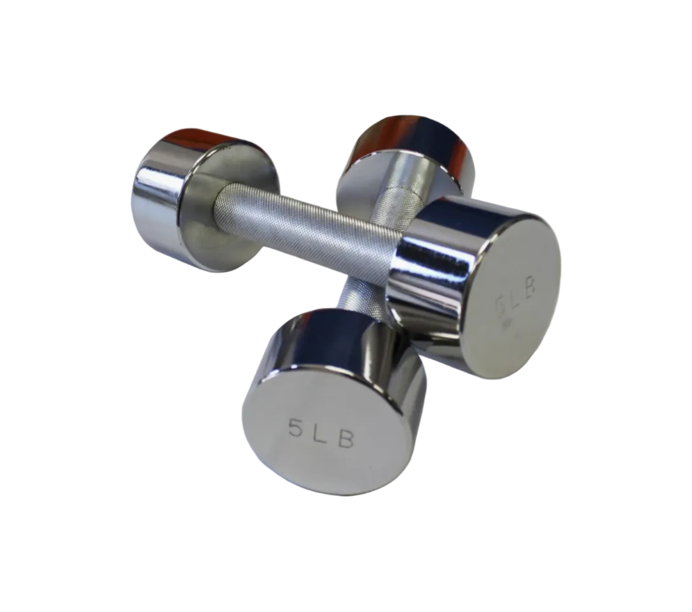 Ader Chrome Dumbbell – 5 lb Pair
