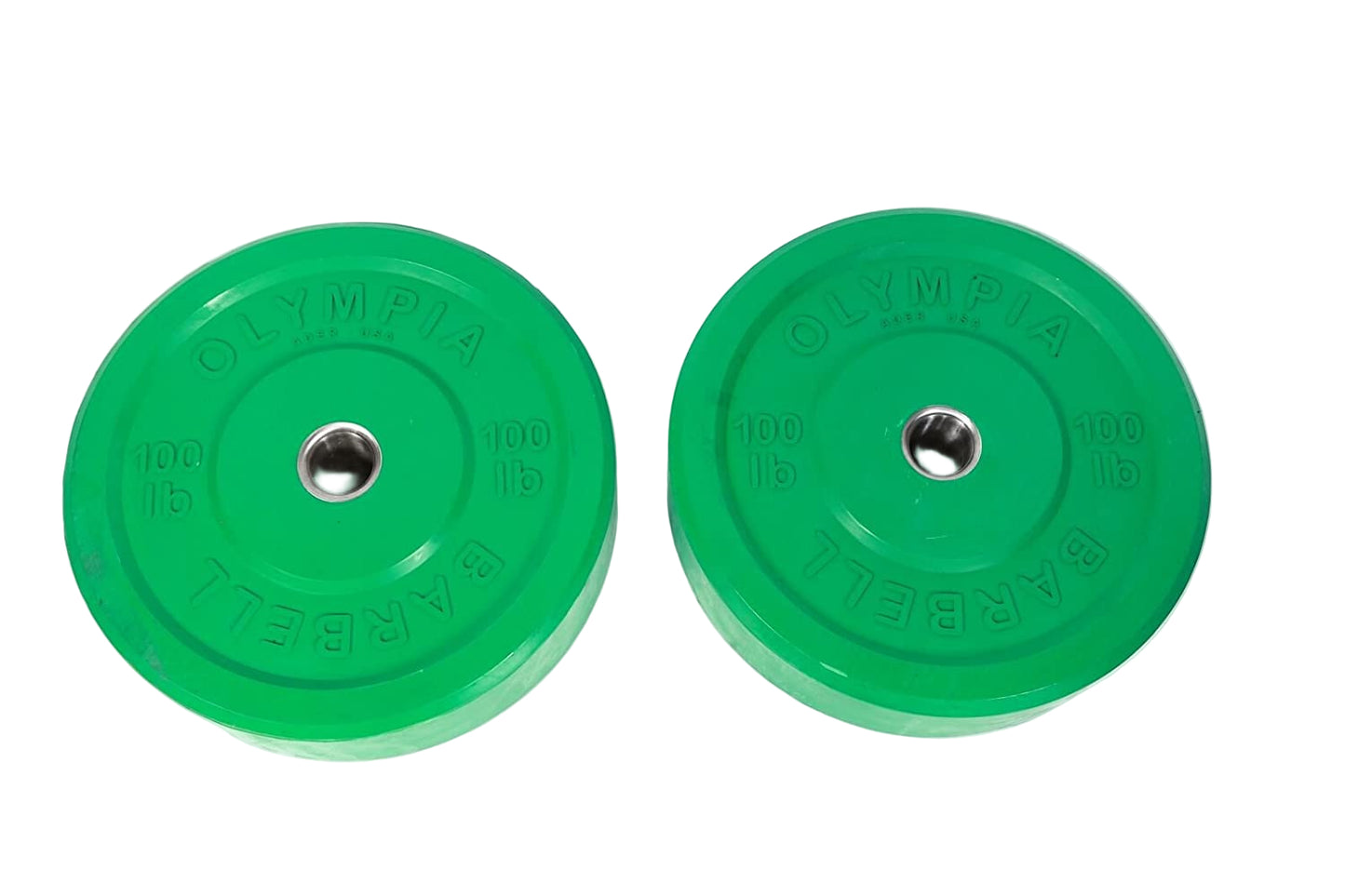 Ader Monster 100 lb Rubber Olympic Plate – 200 lb Total