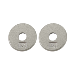 Ader 1.25 lb Cast-Iron Standard Plates – Pair (2.5 lb total)