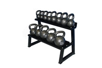 Premier Kettlebell Set w/ Rack & DVD- 6kg to 32kg
