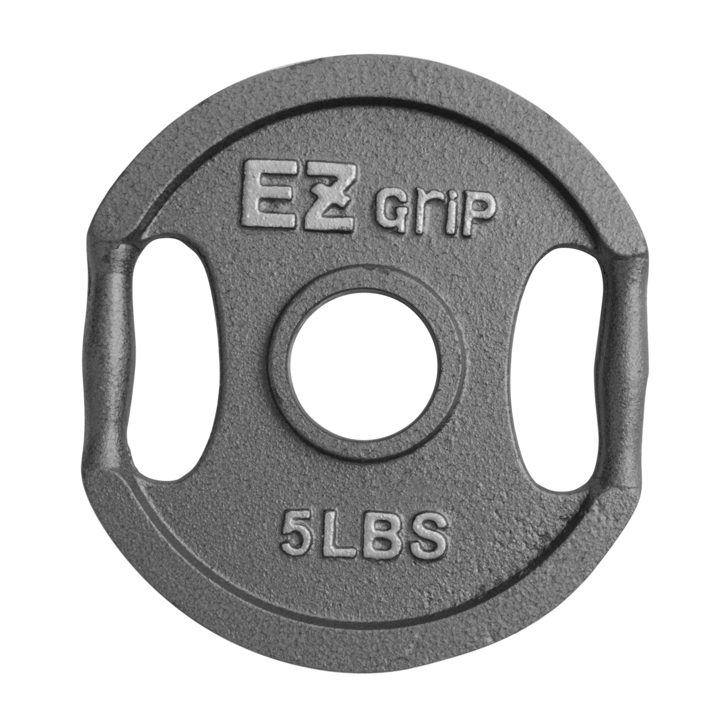Gray EZ Grip Plate Pair- 5Lbs