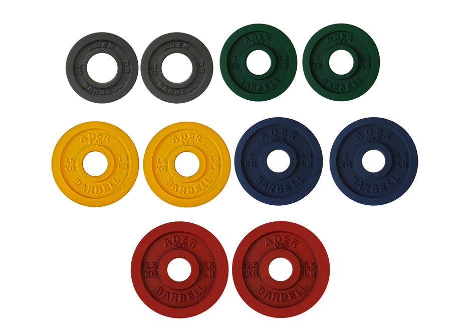 Precision Color Metal Olympic Plates- 5 Pairs
