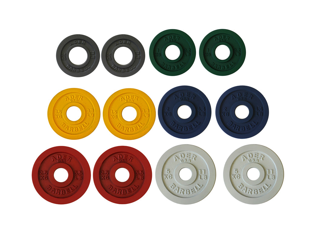 Precision Color Metal Olympic Plates- 6 Pairs