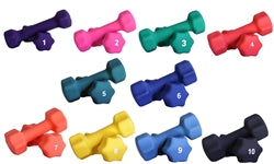 Neoprene Dumbbell Set- 88 Weights W/ Safety Rack on 4 Caster Wheels