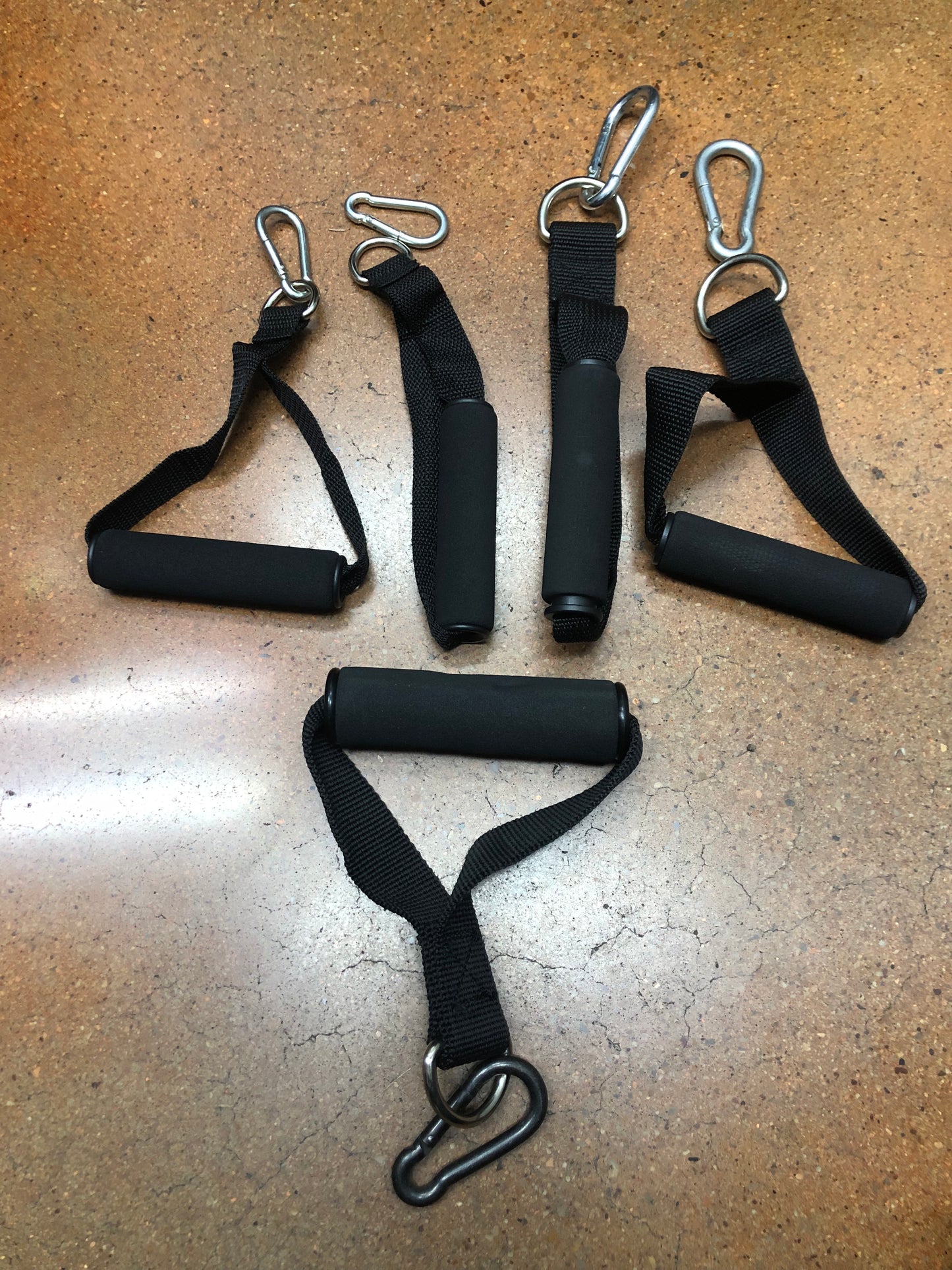 Heavy Duty Nylon Straps Foam Handles in pair with Snap link