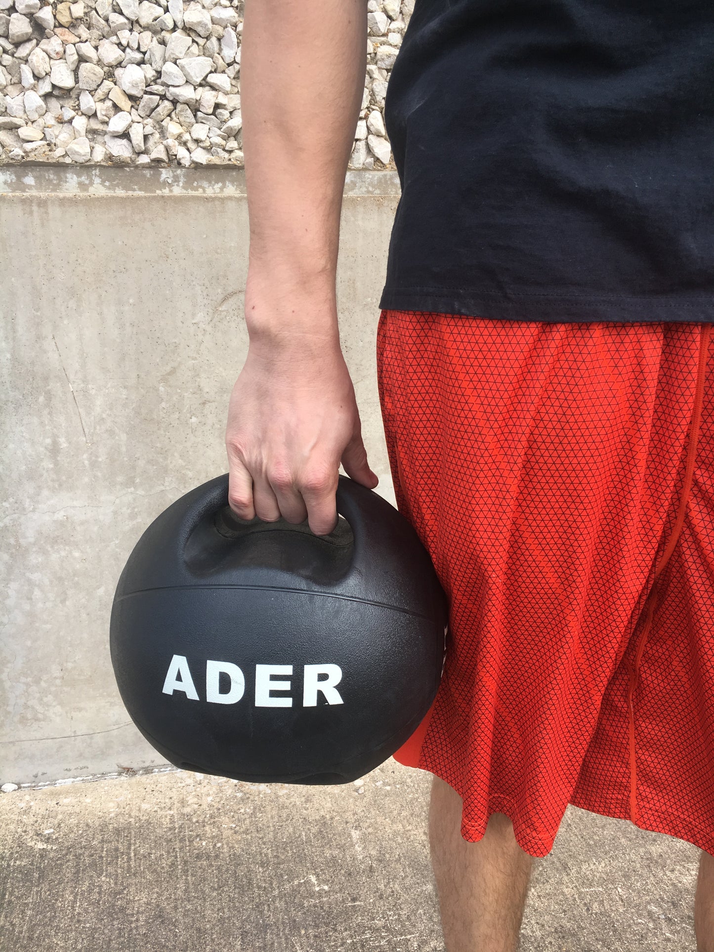 8 lb Double Grip Medicine Ball