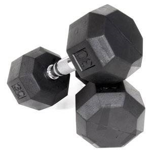 Ader Rubber Dumbbell Set 2-100lb (25 Pairs)