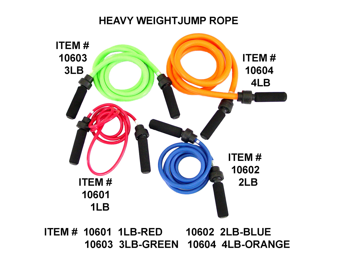 2 lb Blue Heavy Power Jump Rope / Weighted Jump Rope