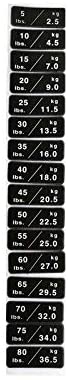 80# CAST STEEL BLK WT SYSTEM, 5# INCRE.