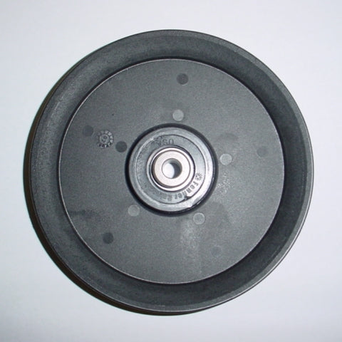 6" O.D. x 1" Hub x .375" Bolt Bore - Nylon Cable Pulley