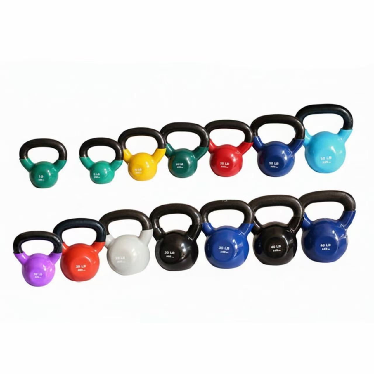 Ader Vinyl Kettlebell – Multiple Weights Available in LBS
