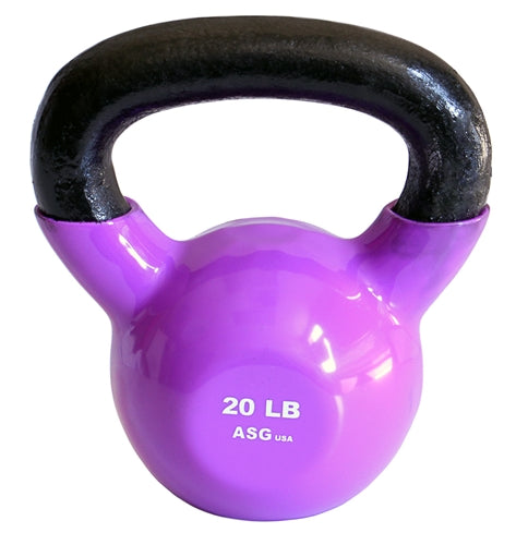 Ader Vinyl Kettlebell – Multiple Weights Available in LBS
