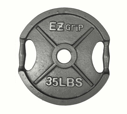 Gray EZ Grip Plate Pair- 5Lbs