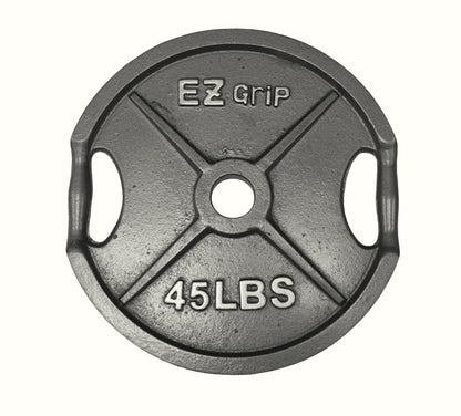 Gray EZ Grip Plate Pair- 5Lbs