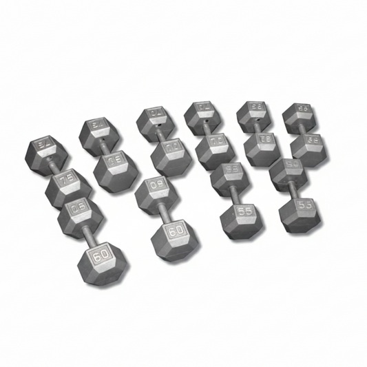 Ader Cast Iron Hex Dumbbell – 5-120 lb (Single)