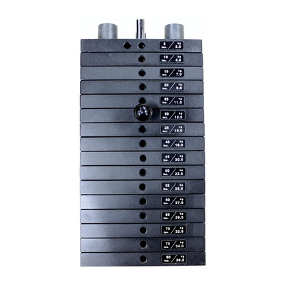Ader 15lb Weight Stack 3/4'' Hole Adapter Plates Body Master (WS-235BSA)