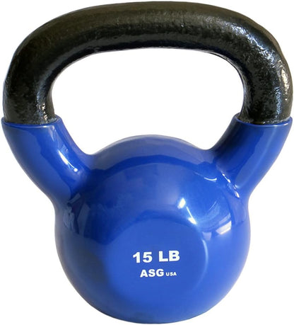 15lb & 20lb Vinyl Kettlebell Set