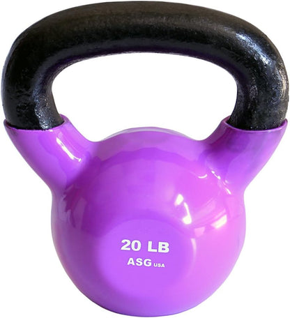 15lb & 20lb Vinyl Kettlebell Set