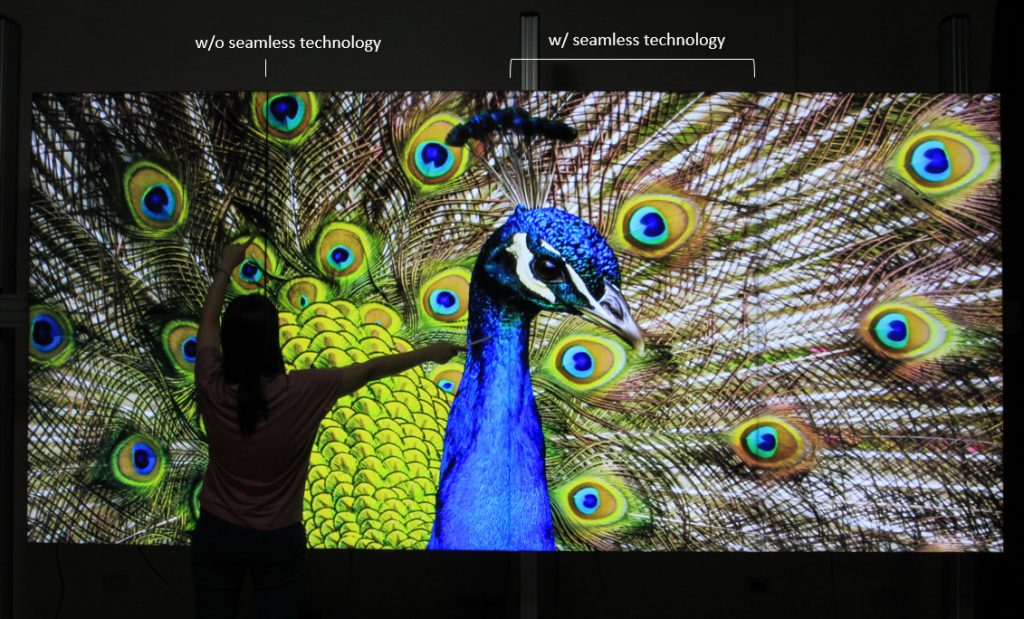 Monster Video Wall Display for varies Event needs without the Grids---CUSTOMER MADE