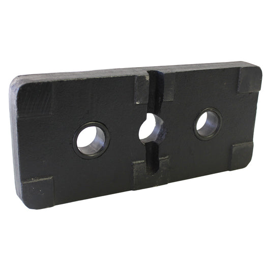 Selectorized Weight Stack Plate - 10 lbs - Black - Old School Cast Iron Replacement