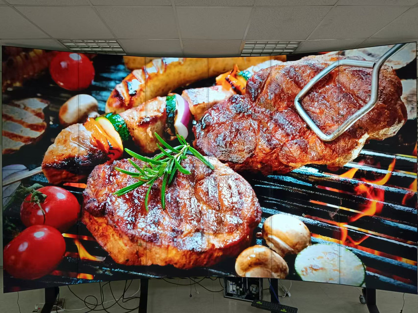Monster Video Wall Display for varies Event needs without the Grids---CUSTOMER MADE