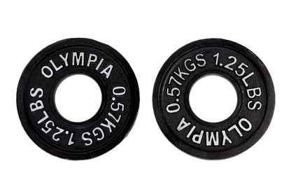 Black Fine Tune Olympic Plates (1 pair )