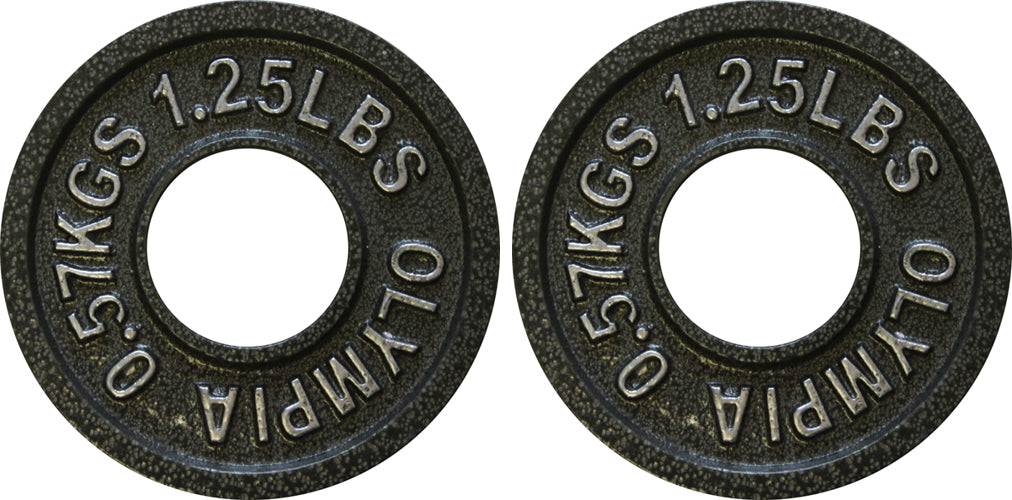 1.25 lb ( .5 kg) Standard Olympic Plates (1 pair)
