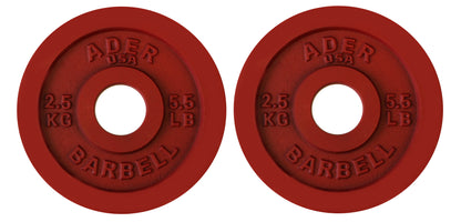 Precision Color Metal Olympic Plates- 6 Pairs