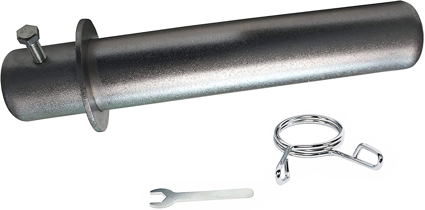 Ader Sporting Goods 8" Chrome/Zinc Olympic (O.D. 1.875") Adapter Sleeve Pair