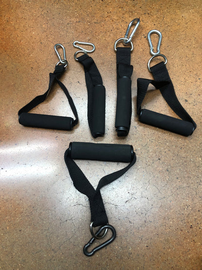 Heavy Duty Nylon Straps Foam Handles in pair with Snap link