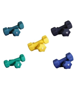Neoprene Dumbbell Set- 3-12lbs