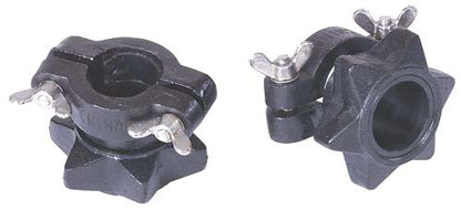 Olympic 2" Spin Lock Collars- Black