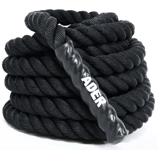POWER TRAINNING ROPE 30FTX50mm BLACK