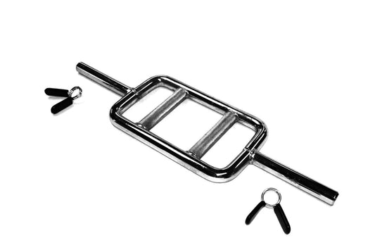 34" Regular Tricep Solid Bar w/ Spring Collars