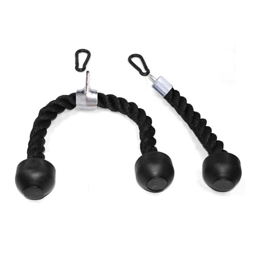 Double & Single Grip Tricep Ropes w/ Snap Link